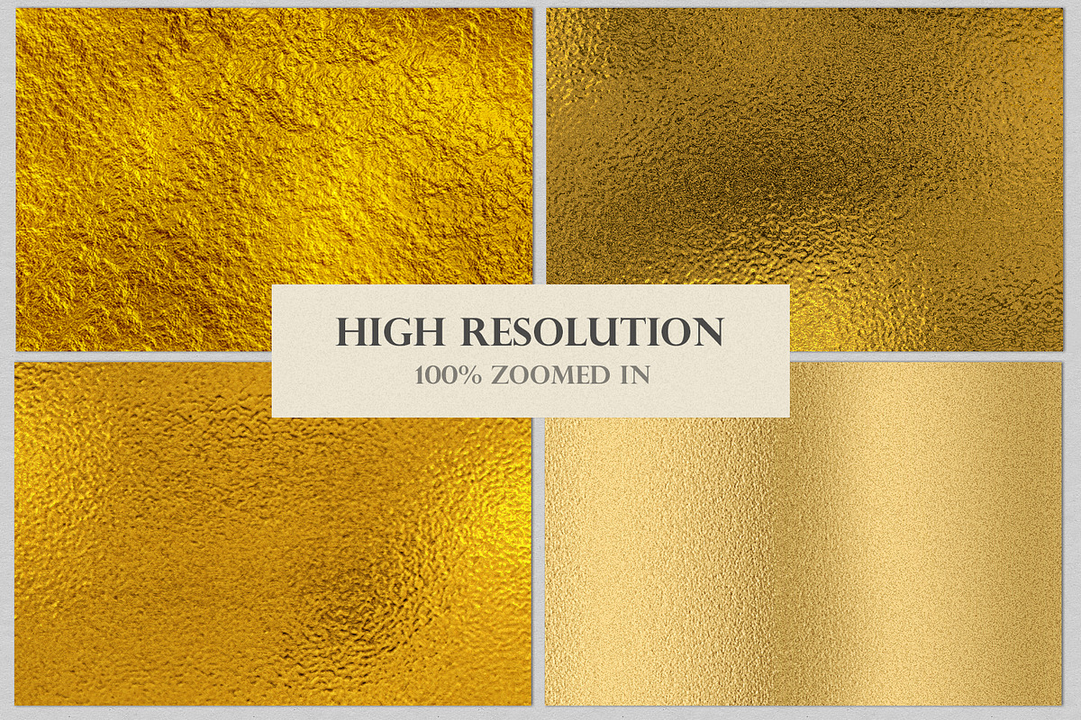 Luxury Metallic Gold Foil Textures, a Texture Graphic by Photohacklovers (Photo 3 of 5)