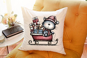 Quirky Christmas Cat Clipart, an Illustration by Sublimation Artist (Thumbnail 6 of 6)