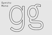 Synthz Mono, a Sans Serif Font by Portion.Labs (Thumbnail 8 of 10)