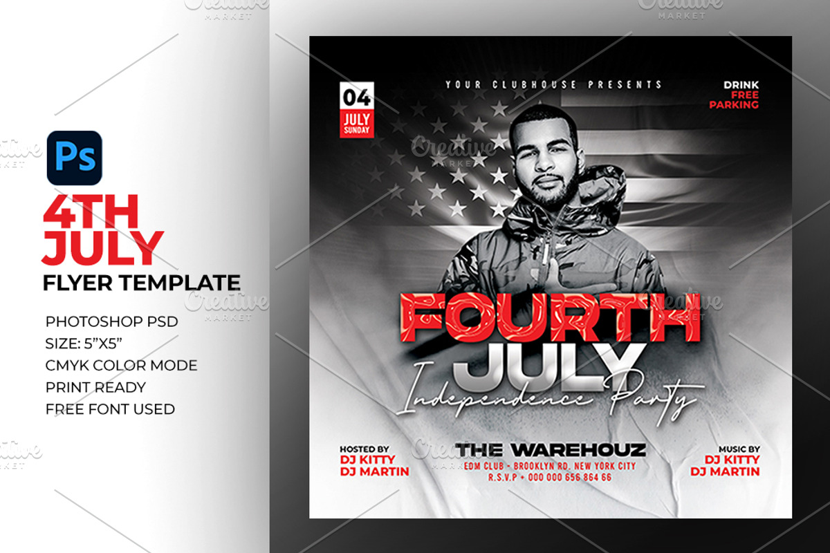 4th of July Flyer, a Flyer Template by Artonix (Photo 3 of 3)