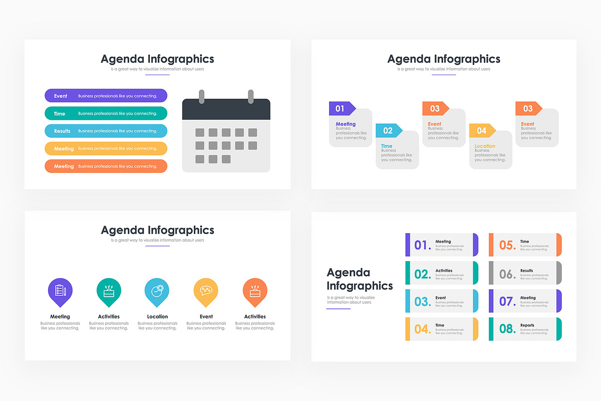 Agenda Infographics - PowerPoint 2, a Presentation Template by slidequest (Photo 6 of 6)