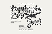 Squiggle Pop Font - Fun Display Type, a Handwritten Font by softulka (Thumbnail 1 of 9)