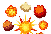 Explosion effects collection, an Object Illustration by SouravDesign (Thumbnail 2 of 3)