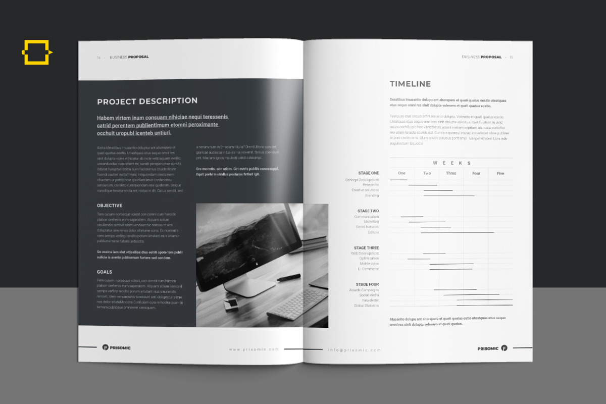 Business Proposal, a Brochure Template by DesignJanala (Photo 7 of 9)