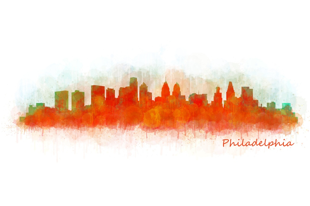 10 x Files Pack Philadelphia Skyline, an Illustration by HQPhoto Store (Photo 6 of 6)
