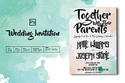 Wedding Invitation, an Invitation Template by Tiaga (Thumbnail 1 of 3)
