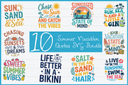 Summer Vacation Quotes, a Seasonal Illustration by Artivon (Thumbnail 1 of 11)