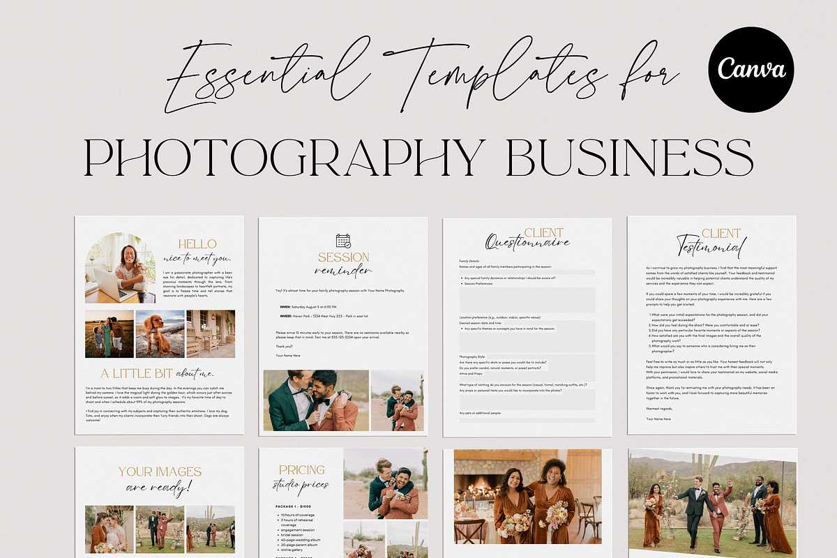Photography Contract Templates, an Email Template by Sweet Little Muse (Photo 1 of 7)