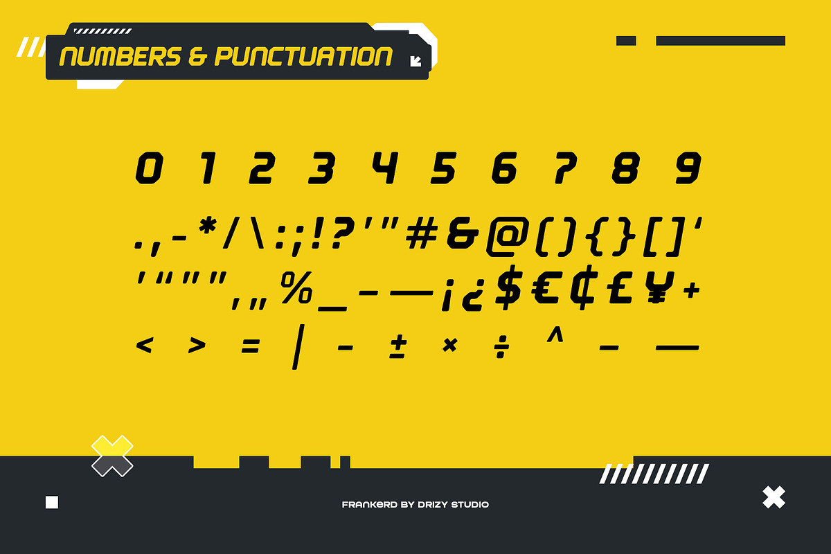 Frankerd - Modern Industrial Font, a Font by Drizy (Photo 4 of 10)