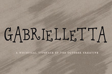 Gabrielletta Wobbly Serif Font