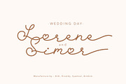Hilove Script Love Font, a Script Font by delipensil (Thumbnail 5 of 10)