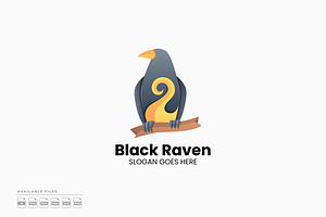 Raven Gradient Colorful Logo, a Branding & Logo Template by Zeer Graphic