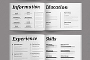 Resume Booklet Template Layout, a Stationery Template by ContestDesign (Thumbnail 3 of 4)