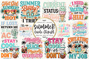 Summer Quote Clipart Bundle, a Seasonal Illustration by OK Design (Thumbnail 1 of 6)