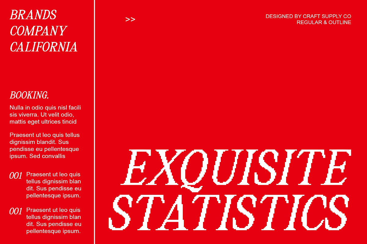 Asthetic Pixel, a Serif Font by Craft Supply Co. (Photo 4 of 8)