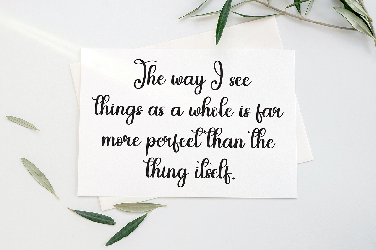 Regard | Script Font, a Handwritten Font by Scratchones (Photo 4 of 9)