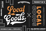 Local Goods Font, a Font by HRDR (Thumbnail 2 of 10)