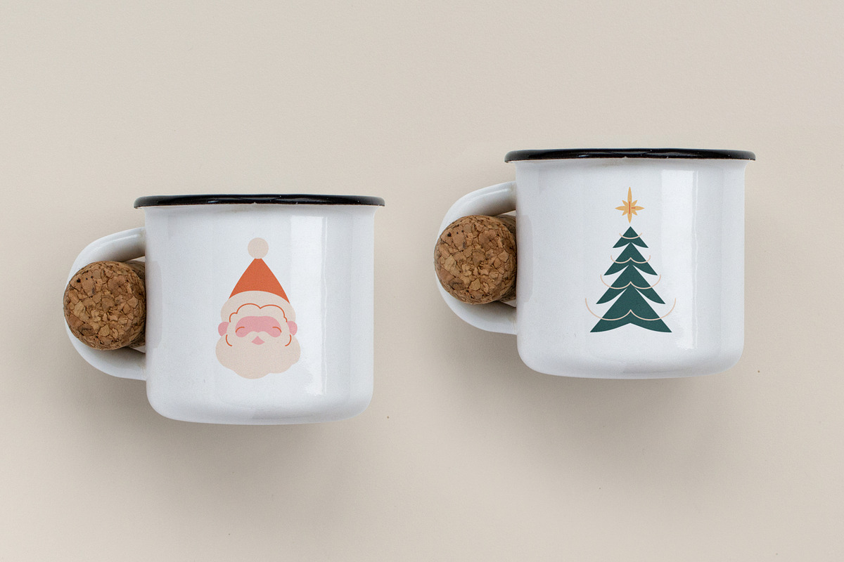 Christmas & New Year decorations set, a Seasonal Illustration by Good Studio (Photo 5 of 8)