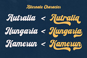 Mordis Lettering Font Retro, a Handwritten Font by HansCo Studio (Thumbnail 6 of 8)