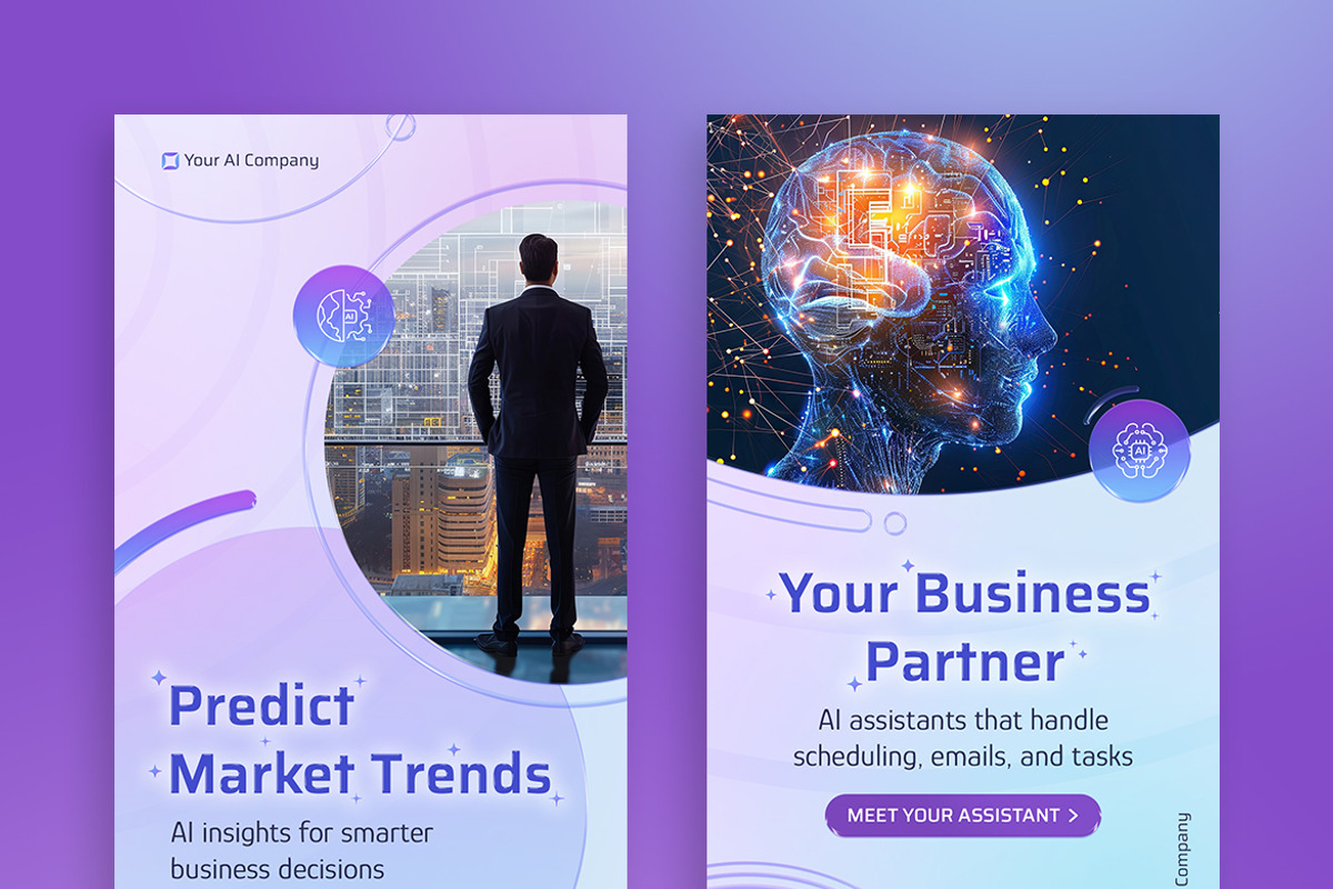 Artificial Intelligence Stories, a Social Media Template by Brandify Studio (Photo 5 of 6)