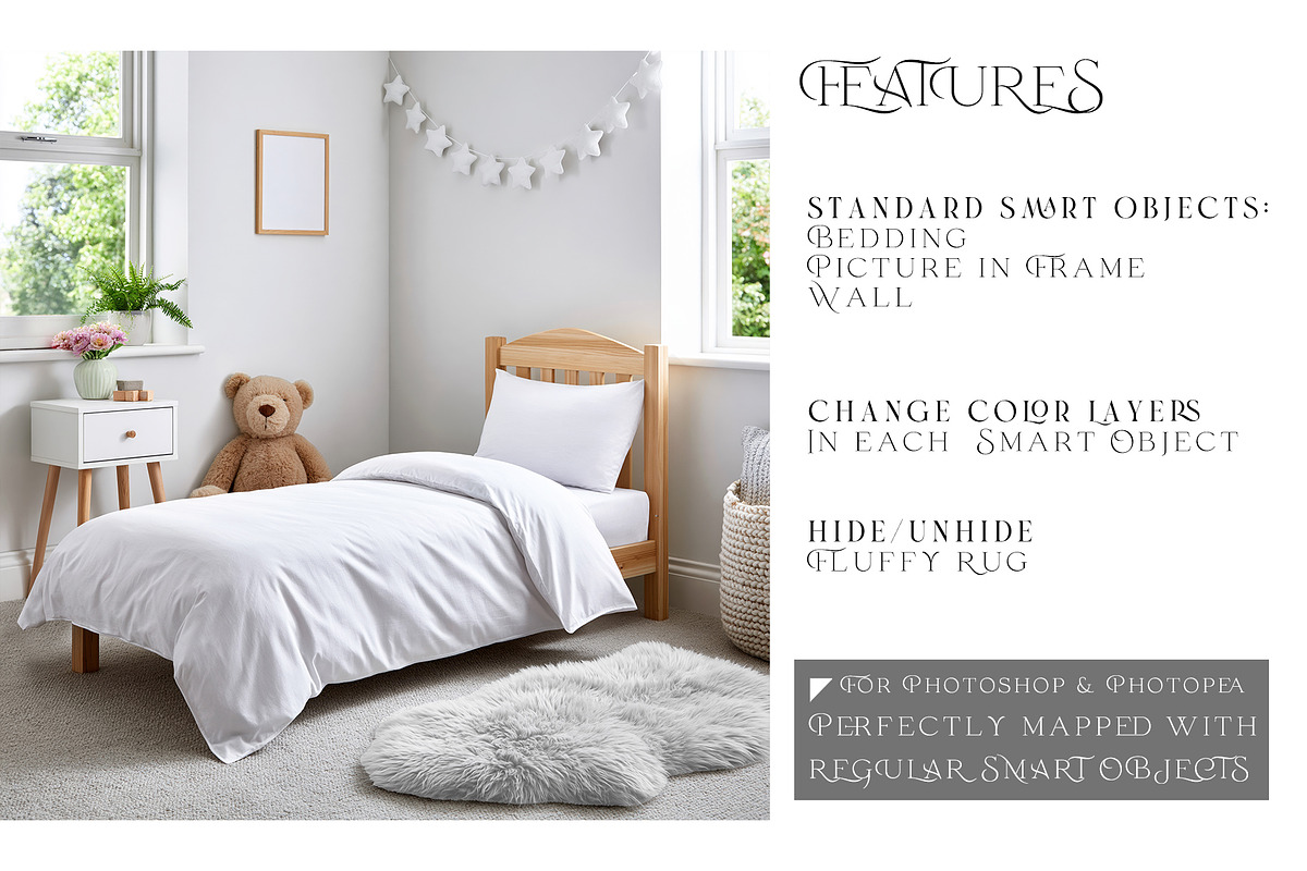 Toddler Bedding Mockups, a Household Mockup by mock-ups (Photo 3 of 20)