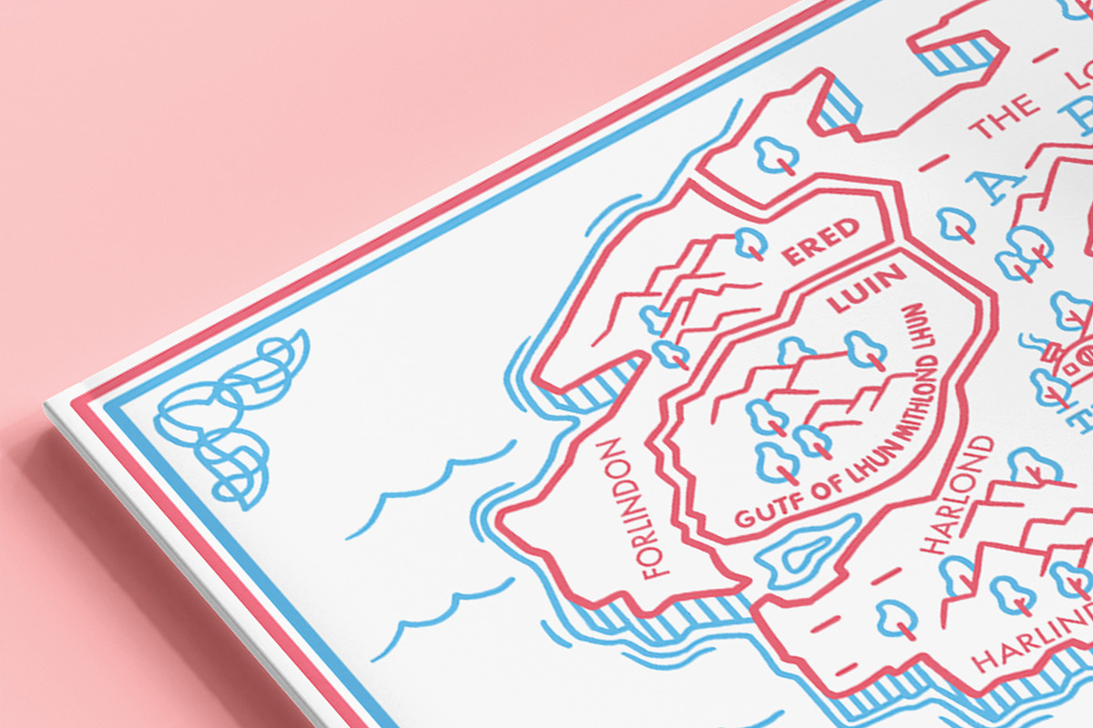 Middle Earth Map, an Object Illustration by Great Glebsby (Photo 7 of 8)