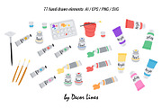 Art Tools, an Object Illustration by Decor Lines (Thumbnail 3 of 15)