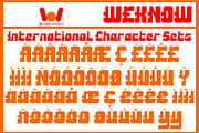 Action Reaction font, a Font by weknow (Thumbnail 8 of 8)