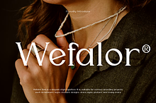Wefalor - Modern Serif Font