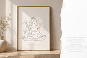 One Line Yoga Illustrations, a Person Illustration by Alina Kruss (Thumbnail 3 of 9)