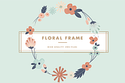 Floral Frame & Overlay, an Object Graphic by Shh! Maker Design (Thumbnail 1 of 4)