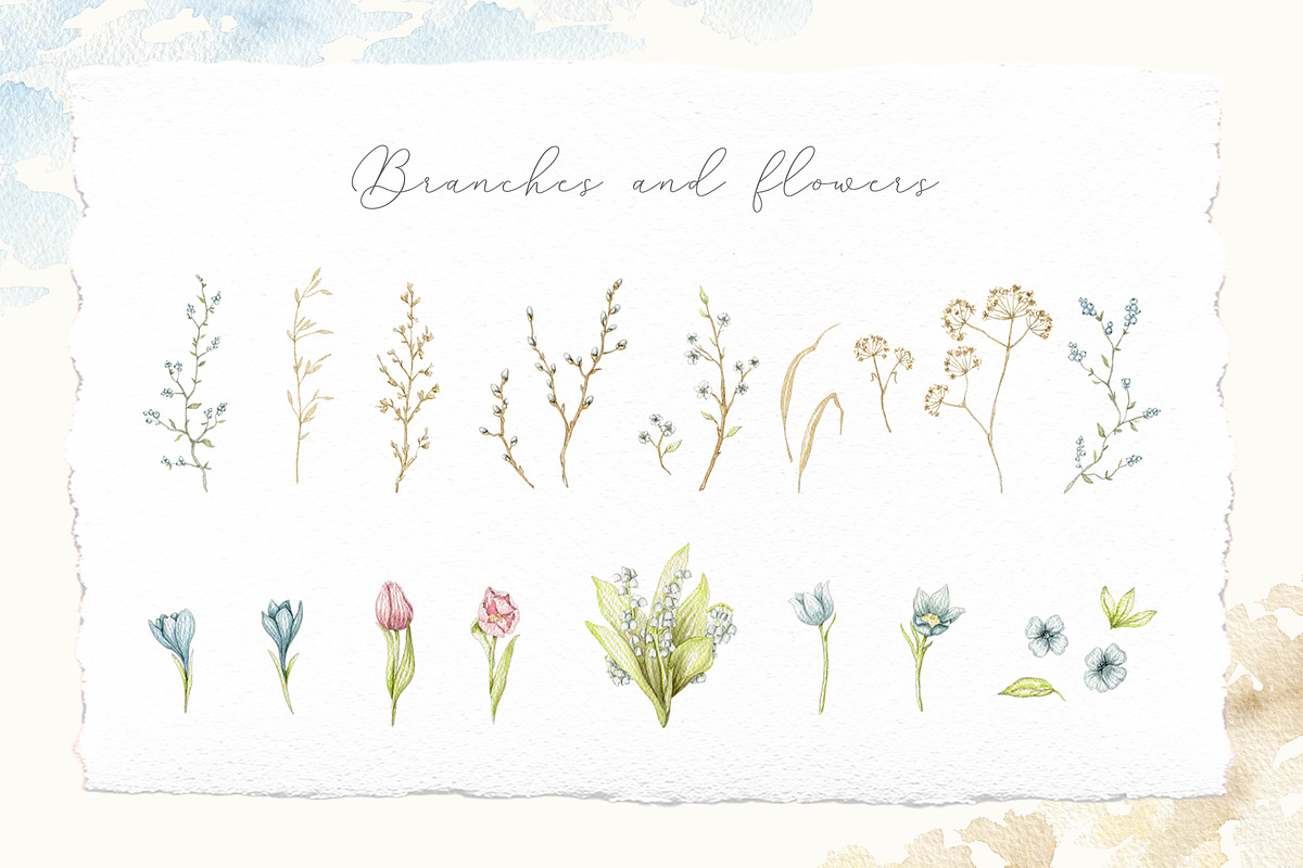 Watercolor Easter, an Animal Illustration by Mimomy (Photo 3 of 17)