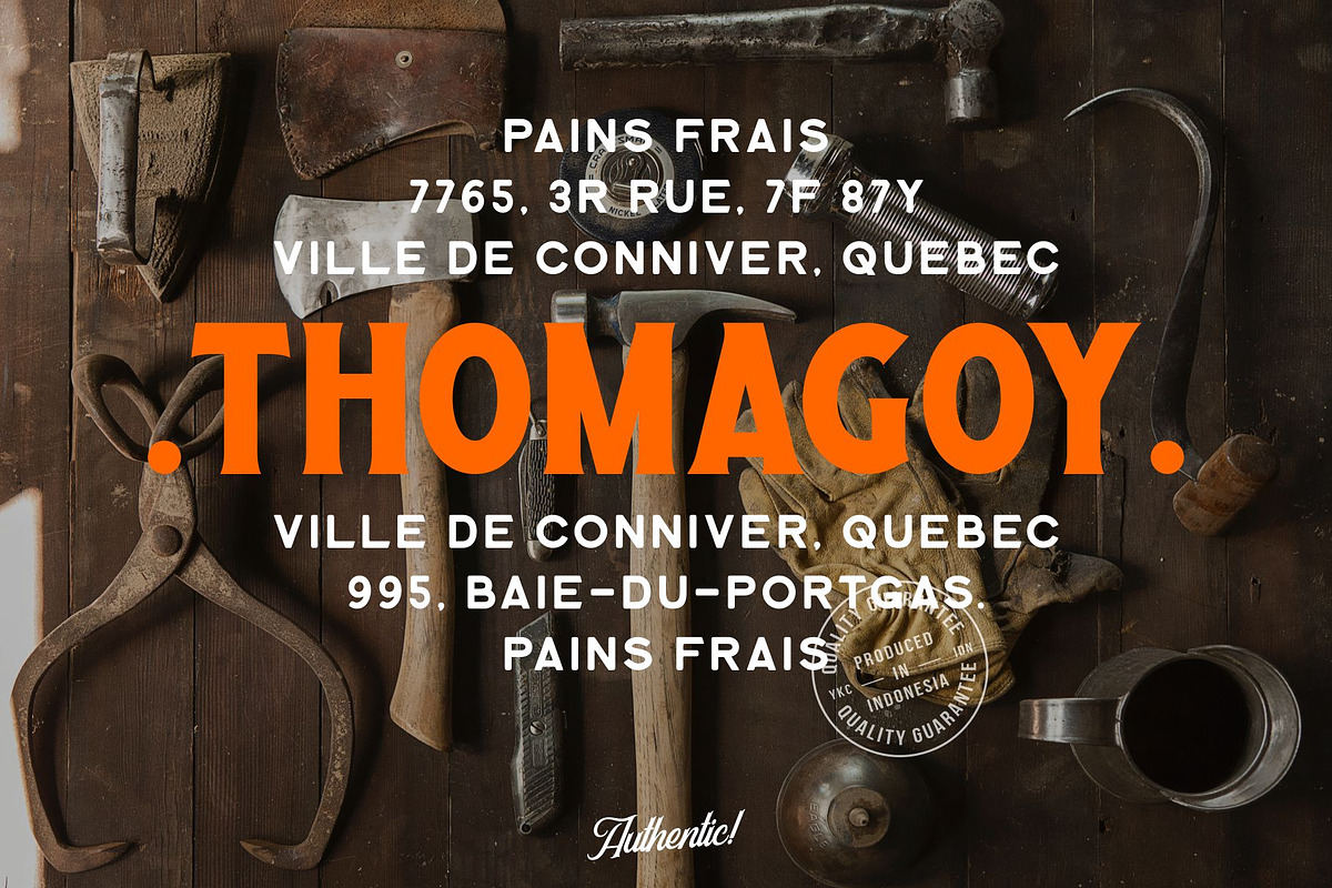 Ironhead Font Collection preview 3