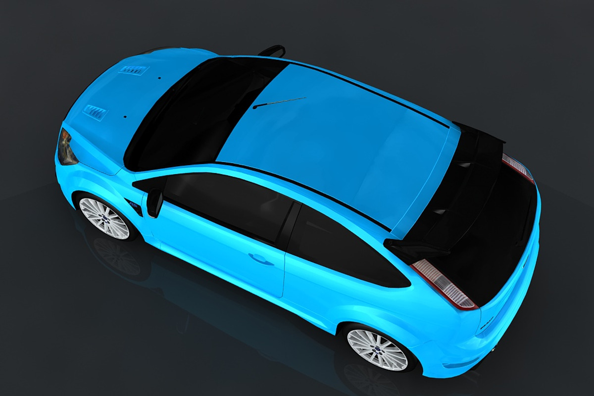 2009 Ford Focus RS, a Cars & Vehicle 3D Model by valtriiu (Photo 7 of 12)