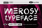 Merosy, a Sans Serif Font by graphicook (Thumbnail 1 of 10)