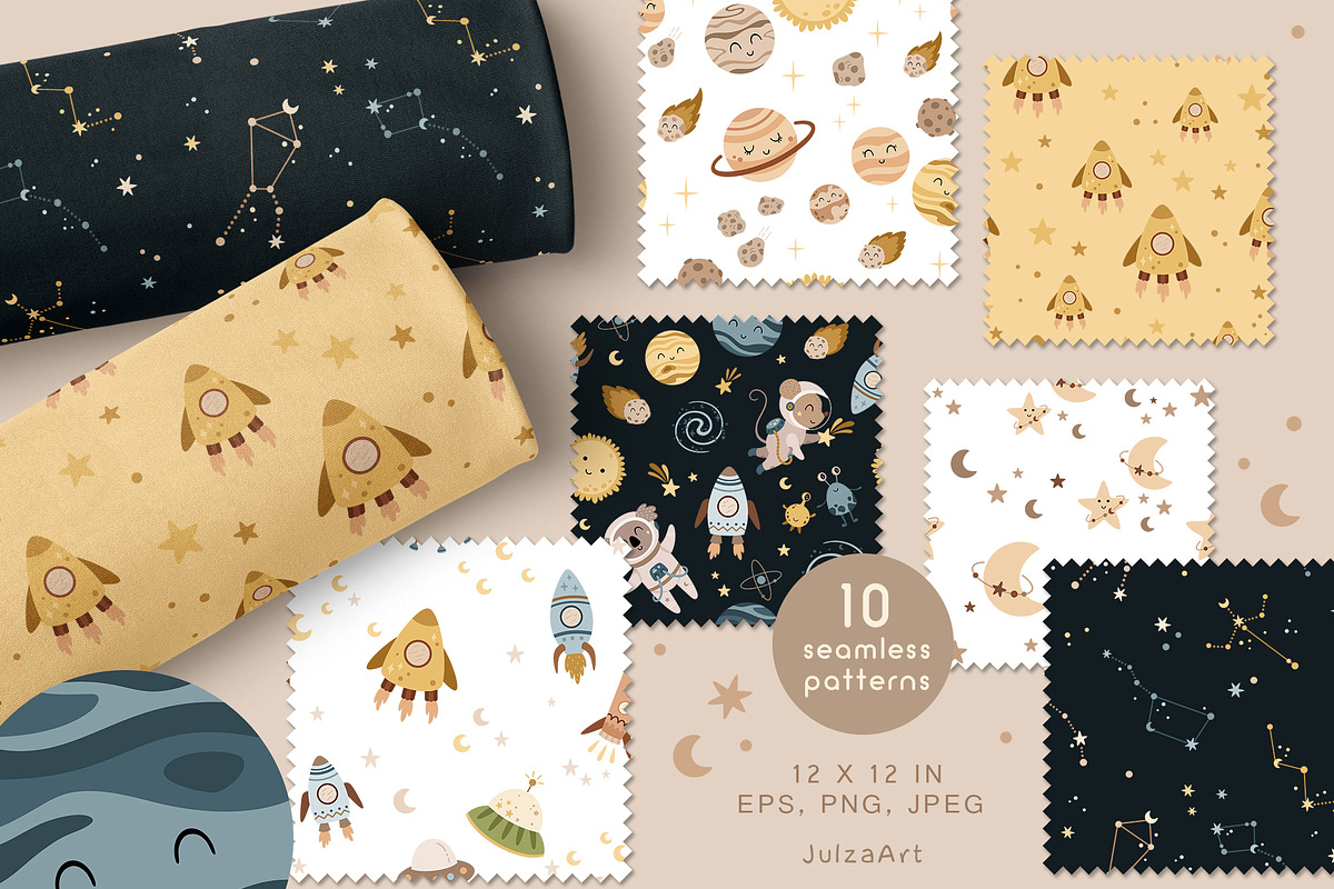 Outer space collection, an Object Illustration by JulzaArt (Photo 4 of 10)