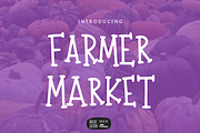 Farmer Market Simple Font, a Serif Font by YandiDesigns (Thumbnail 1 of 4)