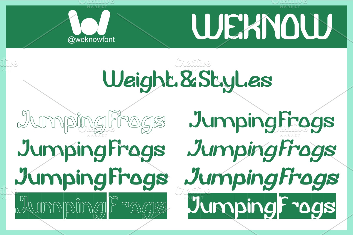 Jumping Frog, a Handwritten Font by weknow (Photo 7 of 8)