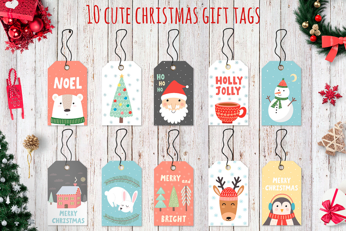 Holly Jolly Christmas Pack, a Decorative Illustration by Gulnara Sabirova (Photo 13 of 14)