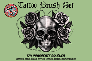 Procreate Tattoo Brush Set