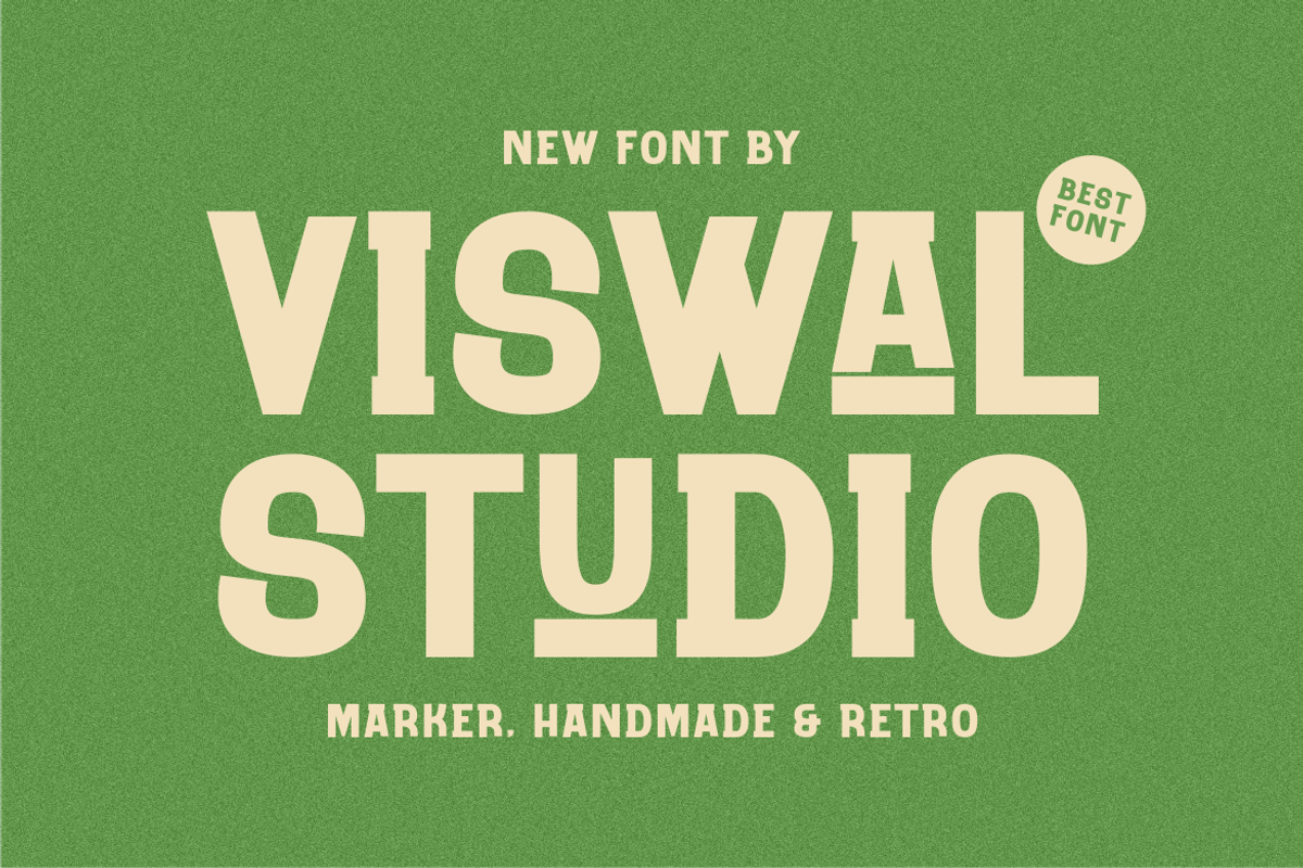 Gaude Lucas - Vintage Font, a Handwritten Font by Viswal Studio (Photo 5 of 8)