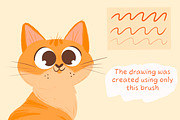 Procreate texture brush, a Brush Add-On by PoPshop (Thumbnail 4 of 5)