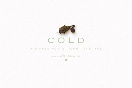 Cold Font
