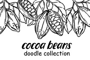 Cocoa beans. doodle collection, a Food Illustration by made by Tanya (Thumbnail 1 of 3)