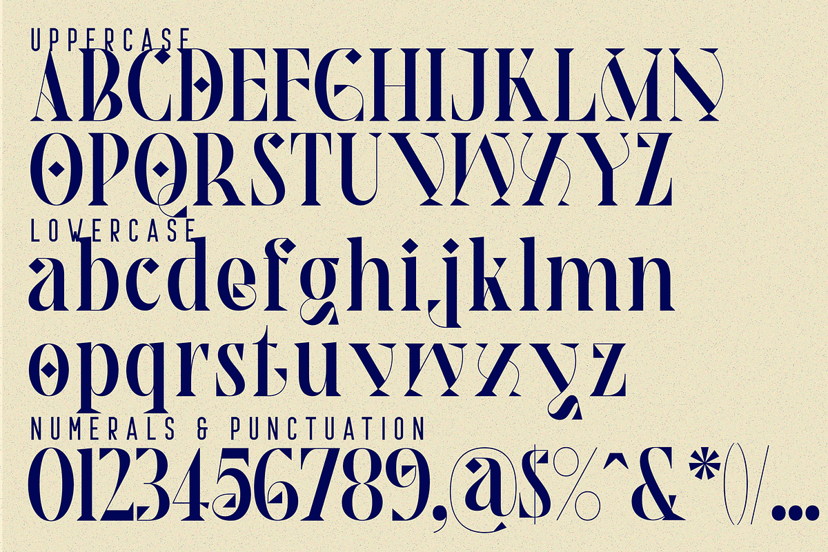 Theatrical Elegant - Ligatures Font, a Serif Font by 177Studio (Photo 7 of 8)