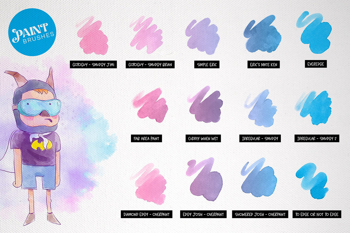 Wicked Watercolour Brushes, a Brush Add-On by Green Room Media (Photo 12 of 23)