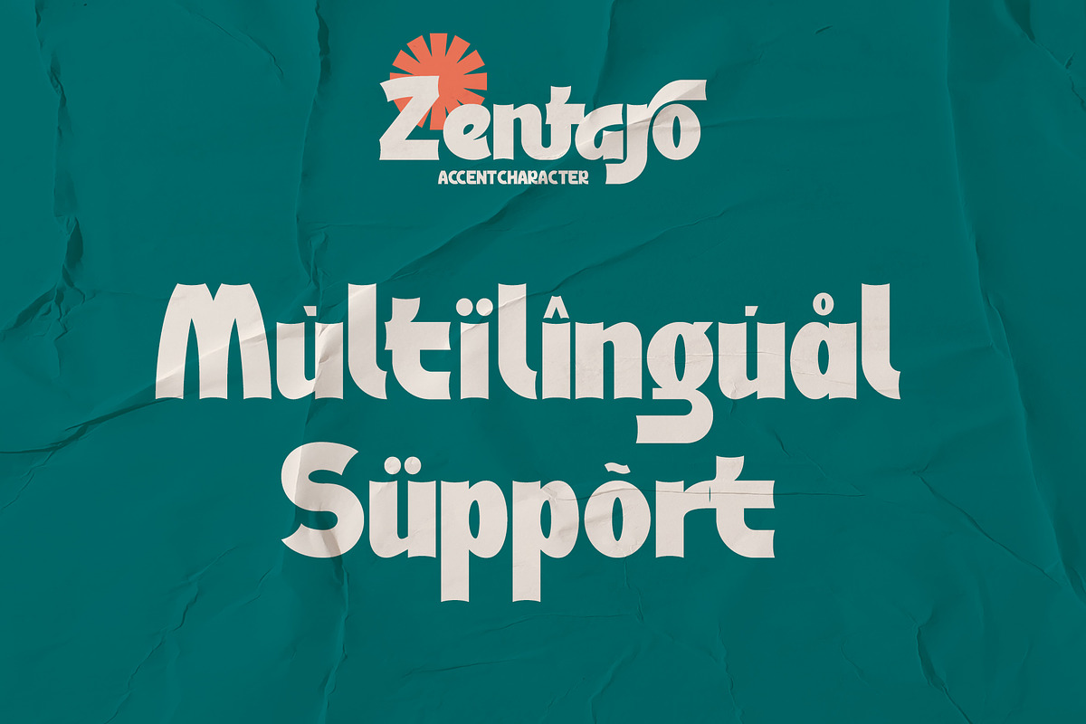 Zentaro - Retro Serif Font, a Sans Serif Font by Letterara (Photo 13 of 14)