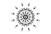 Ornamental Black White Mandala Pack, a Decorative Illustration by NJ Himel (Thumbnail 82 of 103)