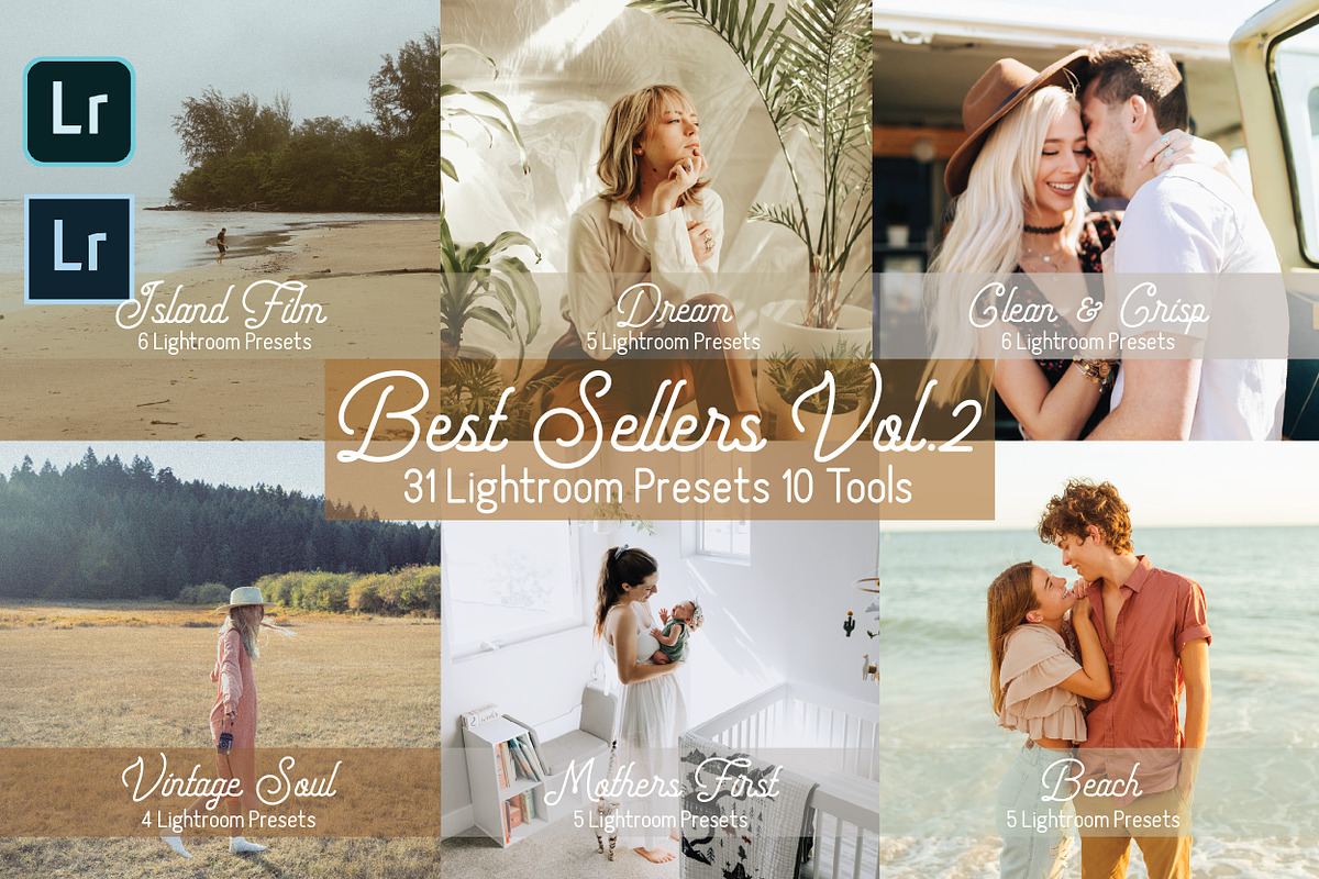 Best Sellers Lightroom Preset Bundle, an Action Add-On by Jake & Meg (Photo 1 of 12)