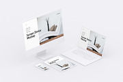Screen Device Mockup, an iPhone Mockup by AlkStudio (Thumbnail 1 of 12)